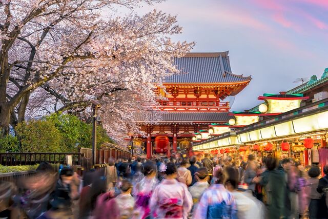 Templo Senso-ji en Asakusa, Tokio 