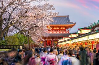 Templo Senso-ji en Asakusa, Tokio 