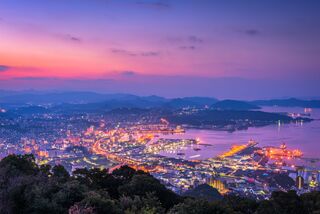 Atardecer desde Nagasaki 