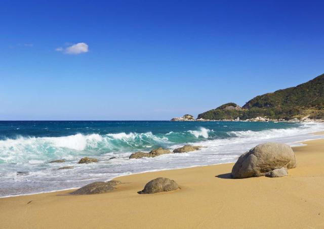 Una playa en la isla de Yakushima