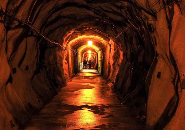 Tunel en Unazuki onsen