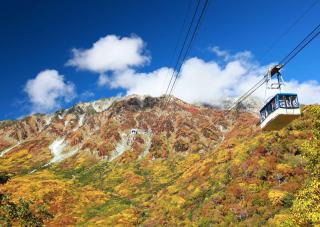 La Ruta Alpina Tateyama Kurobe en otoño