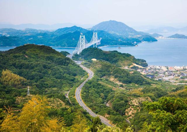 Puente de Tatara y Mar Interior de Seto