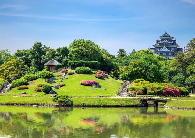 El parque Korakuen en primavera