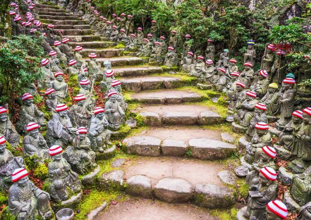 Jizo en el templo Daisho-in