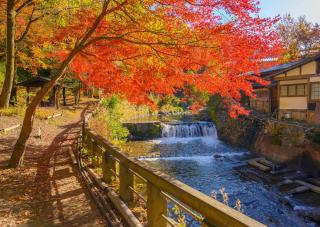 Kurokawa onsen en otoño