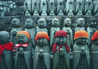 Estatuas Jizo en el templo de Hase-dera