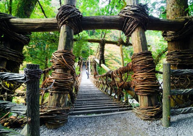 Puente de lianas de Kazurabashi