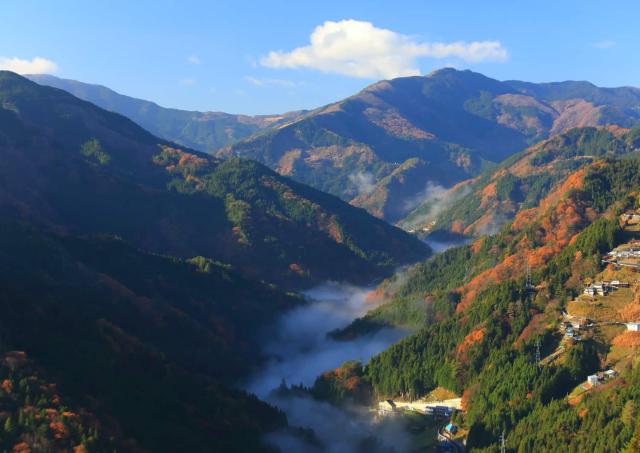 Unkai, el famoso “mar de nubes” del valle de Iya