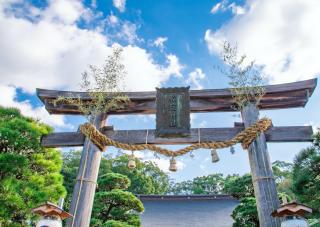 Puerta torii del santuario sintoísta de Shoin