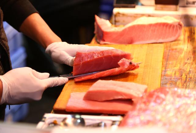 Mercado de pescado de Tsukiji (Tokyo)