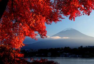 Monte Fuji y lago Kawaguchi