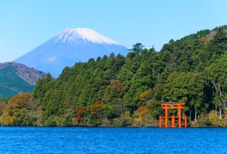 Lago Ashi y Monte Fuji, Parque Nacional de Hakone