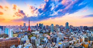 Vista aérea de Tokyo