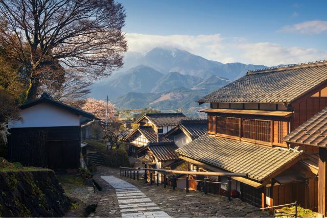 Magome, ruta Nakasendo, valle de Kiso