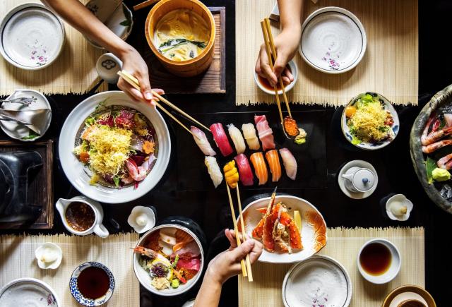 Comida de Hirafu en Niseko