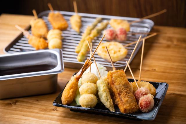 Deliciosos Kushikatsu (Osaka)