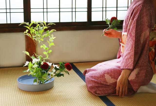 Arreglos florales Ikebana, Kyoto