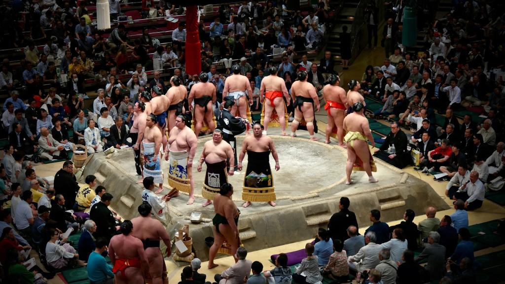 Luchadores de sumo