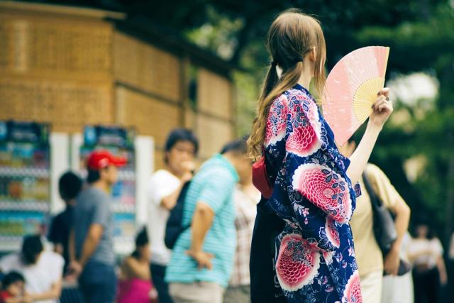 Chica con yukata