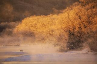 Mañana de invierno en Hokkaido