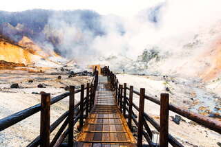 El valle del infierno Jigokudani
