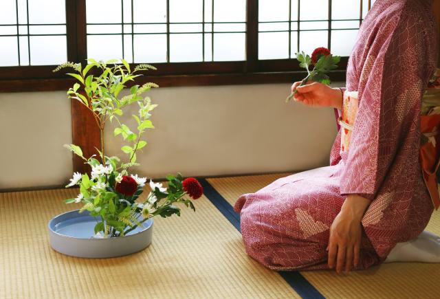Arreglos florales Ikebana, Kioto
